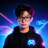 电竞社区用户头像，一位戴眼镜的年轻男性电竞爱好者